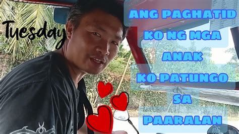Ihahatid ko muna ang anak ko sa school. .